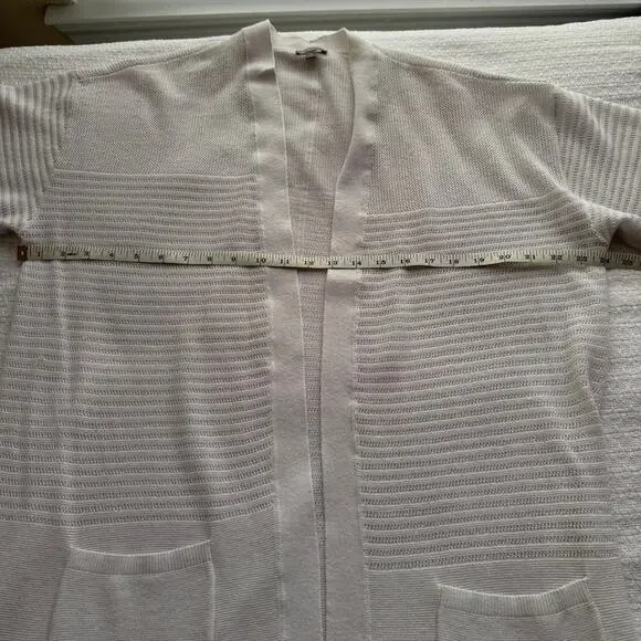 XL Talbots White Lightweight Cardigan - Picture 5 of 6